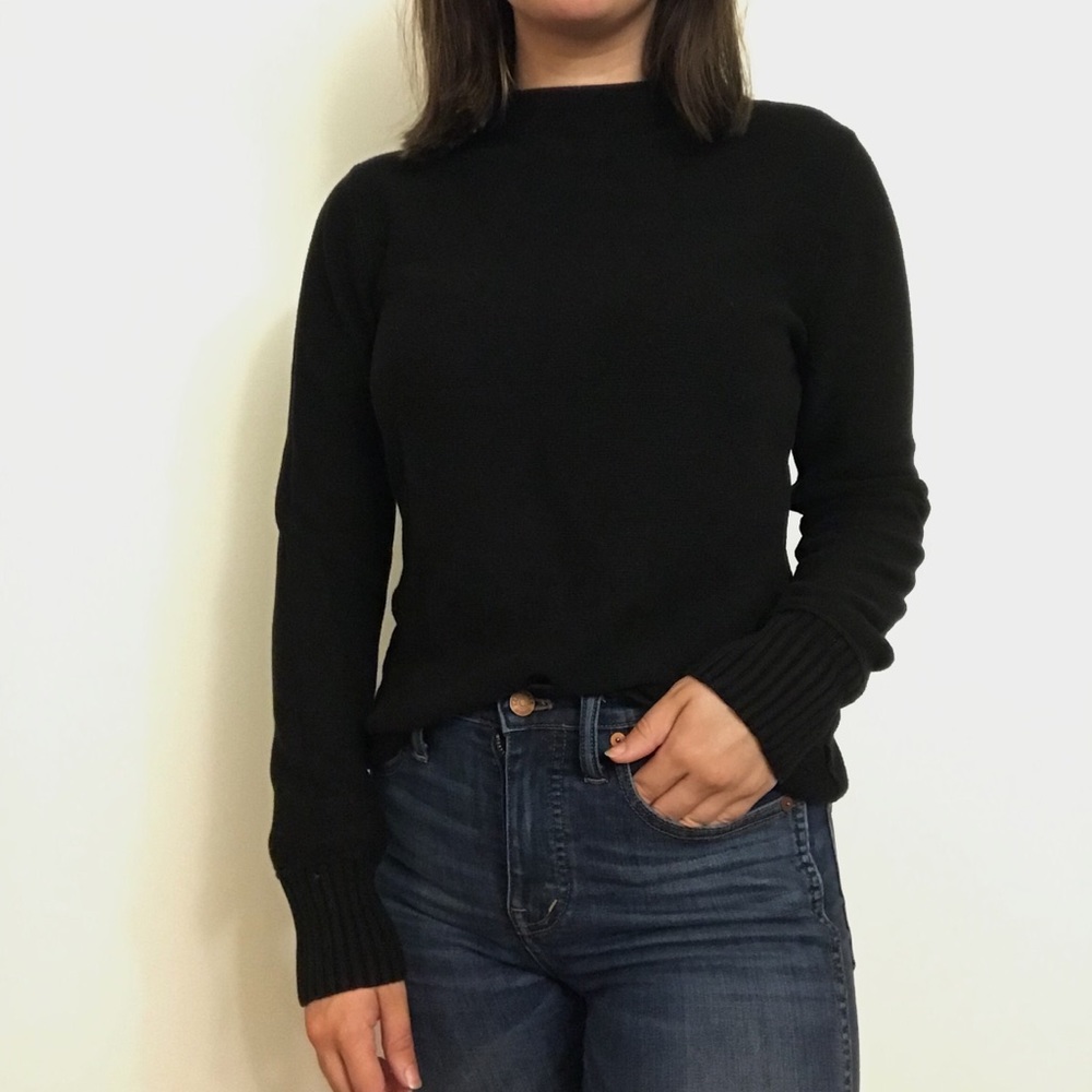 Ann Taylor Factory Mock Turtleneck Sweater